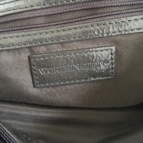 Dark grey faux patent leather tote - Picture 3 of 3